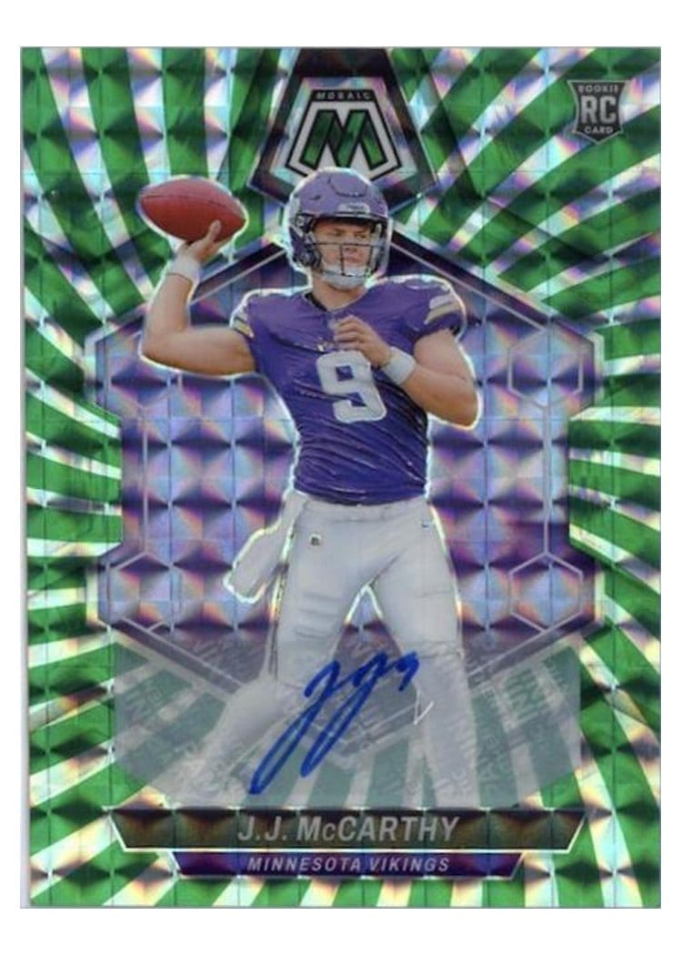 2024 Panini Mosaic Base Set J.J. McCarthy #310 card