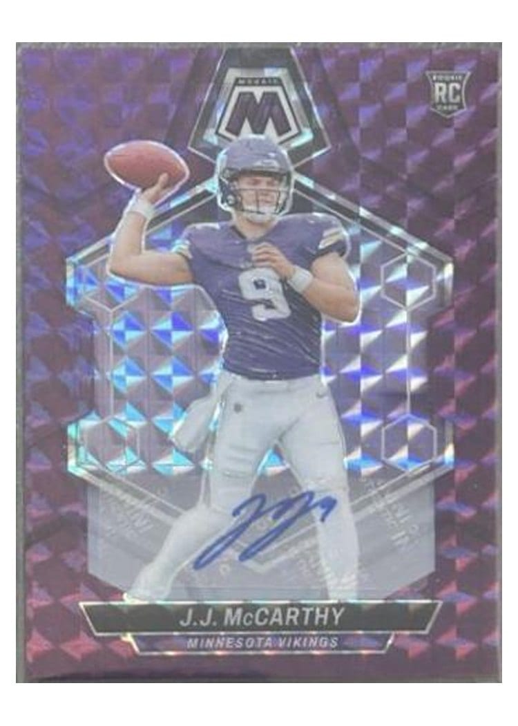 2024 Panini Mosaic Base Set J.J. McCarthy #310 card