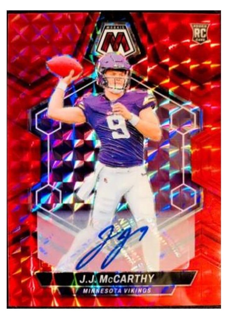 2024 Panini Mosaic Base Set J.J. McCarthy #310 card