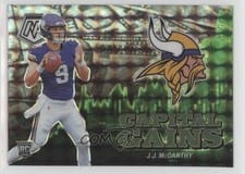 2024 Panini Mosaic Capital Gains Mosaic J.J. McCarthy #15 card