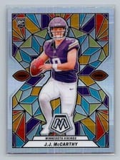 2024 Panini Mosaic Stained Glass J.J. McCarthy #SG-23 card