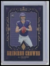 2024 Panini Phoenix Gridiron Crowns J.J. McCarthy #GC-JMY card