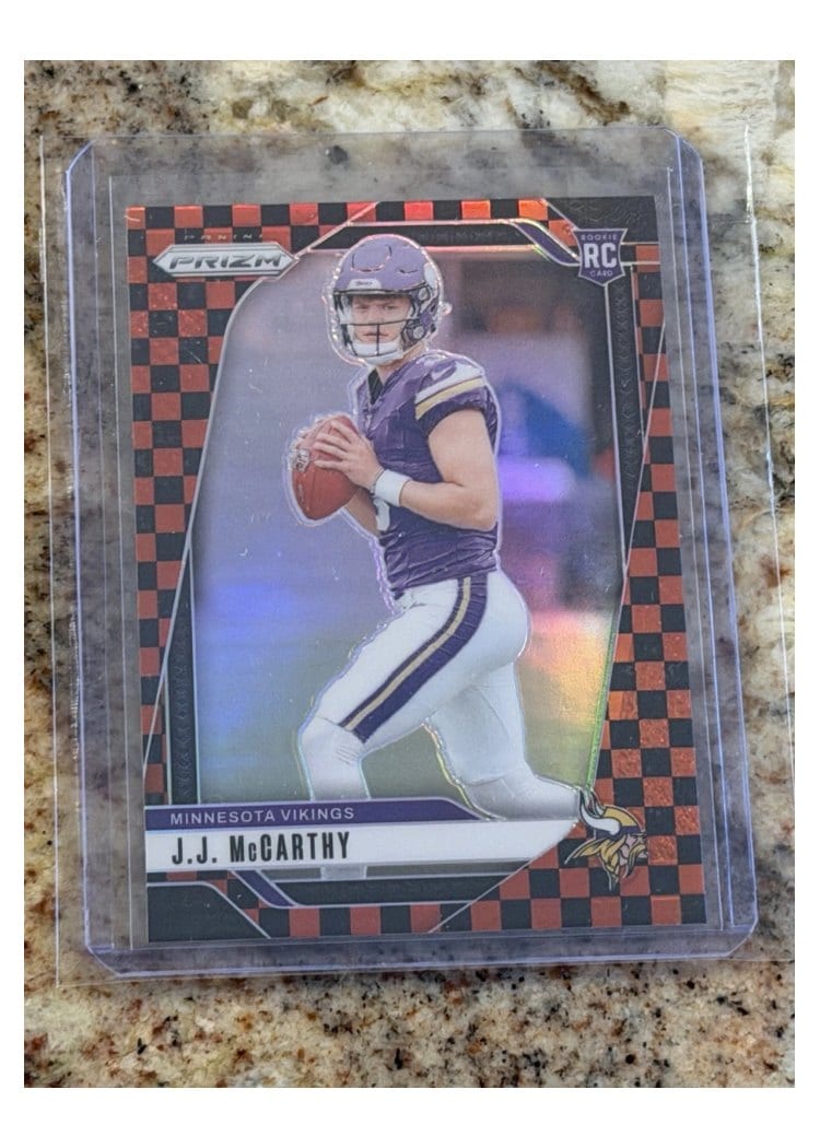 2024 Panini Prizm Base Set J.J. McCarthy #400 card