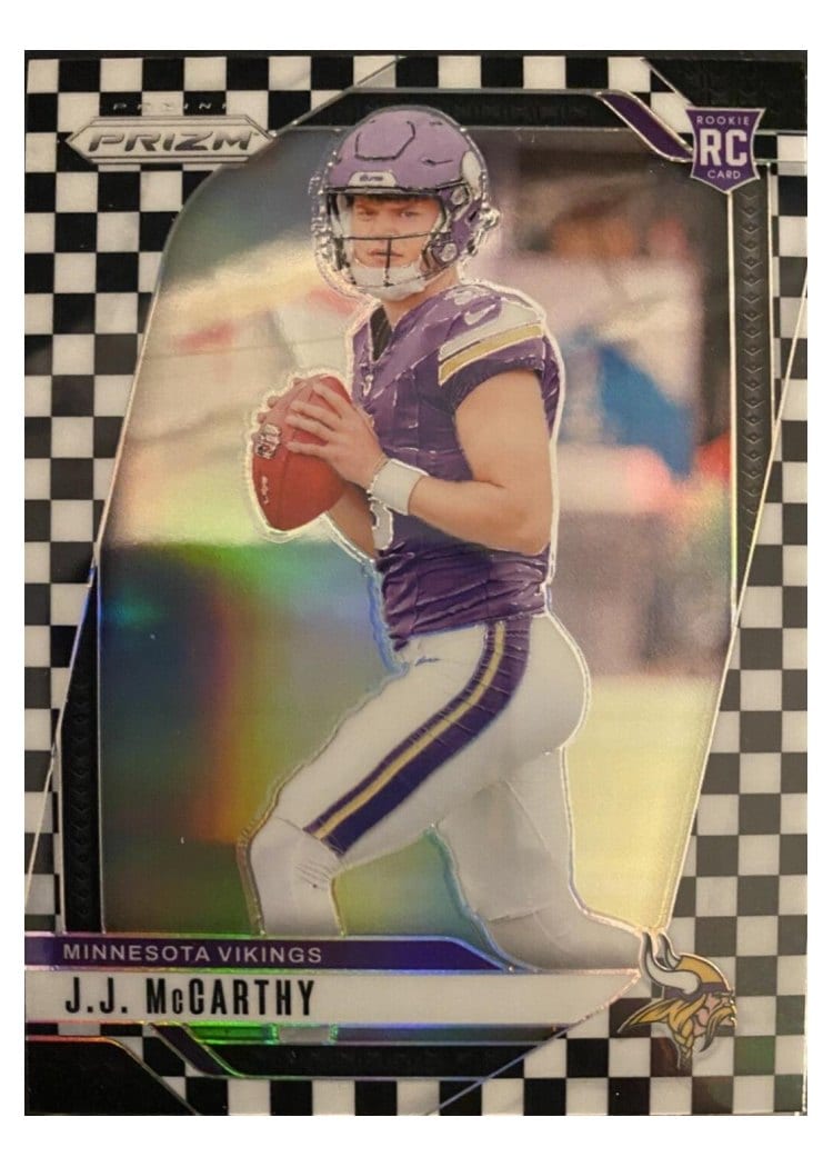2024 Panini Prizm Base Set J.J. McCarthy #400 card