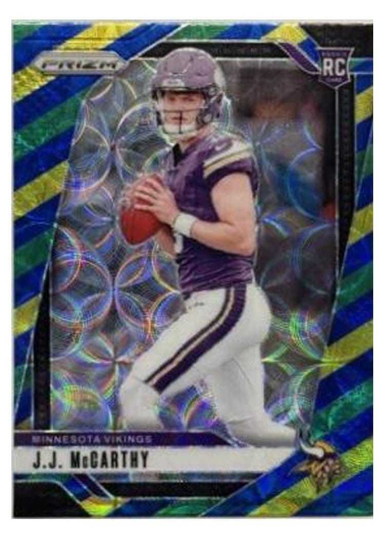 2024 Panini Prizm Base Set J.J. McCarthy #400 card
