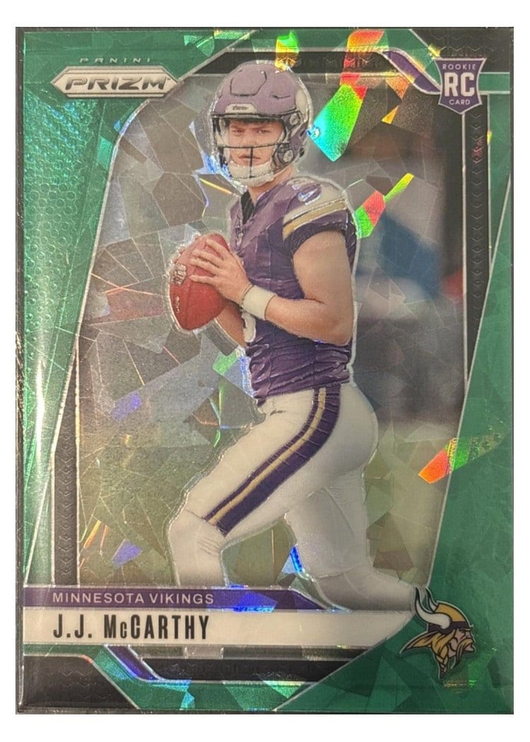 2024 Panini Prizm Base Set J.J. McCarthy #400 card