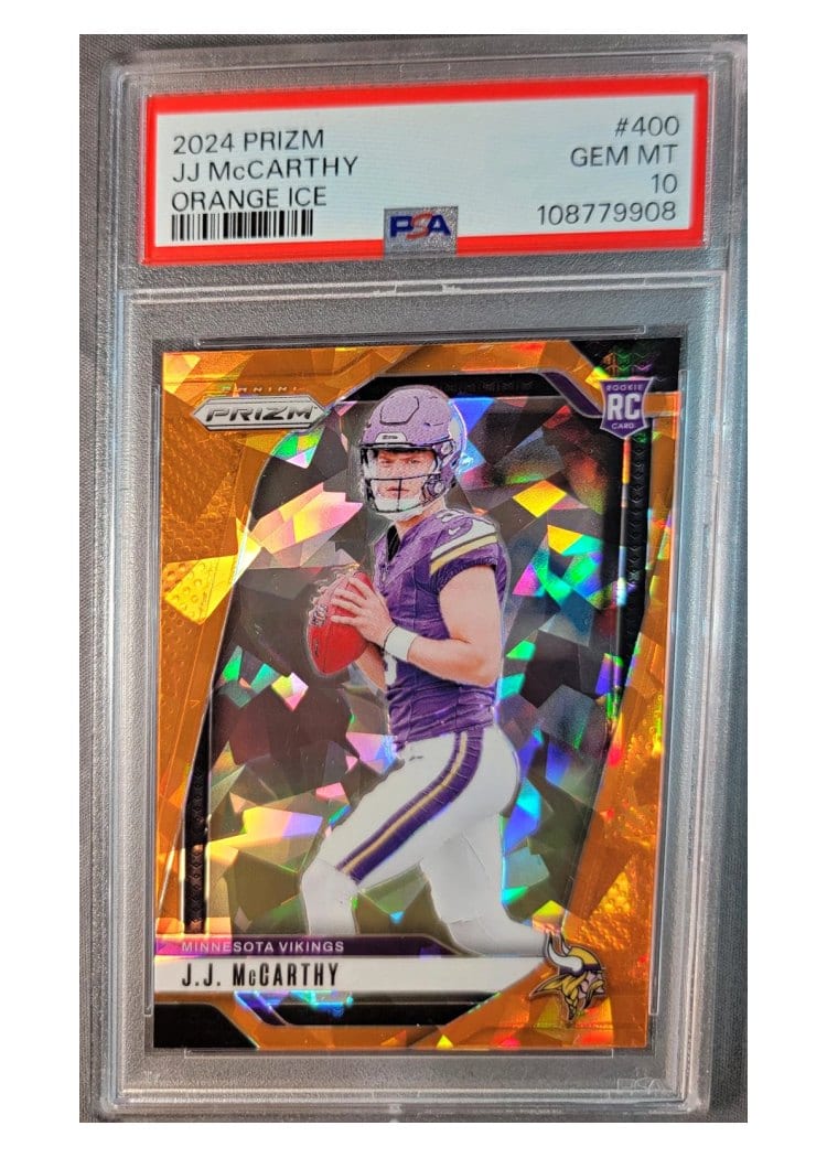 2024 Panini Prizm Base Set J.J. McCarthy #400 card