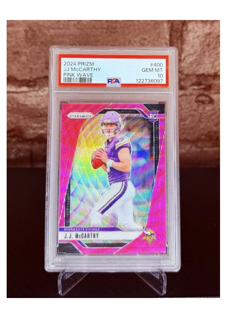 2024 Panini Prizm Base Set J.J. McCarthy #400 card
