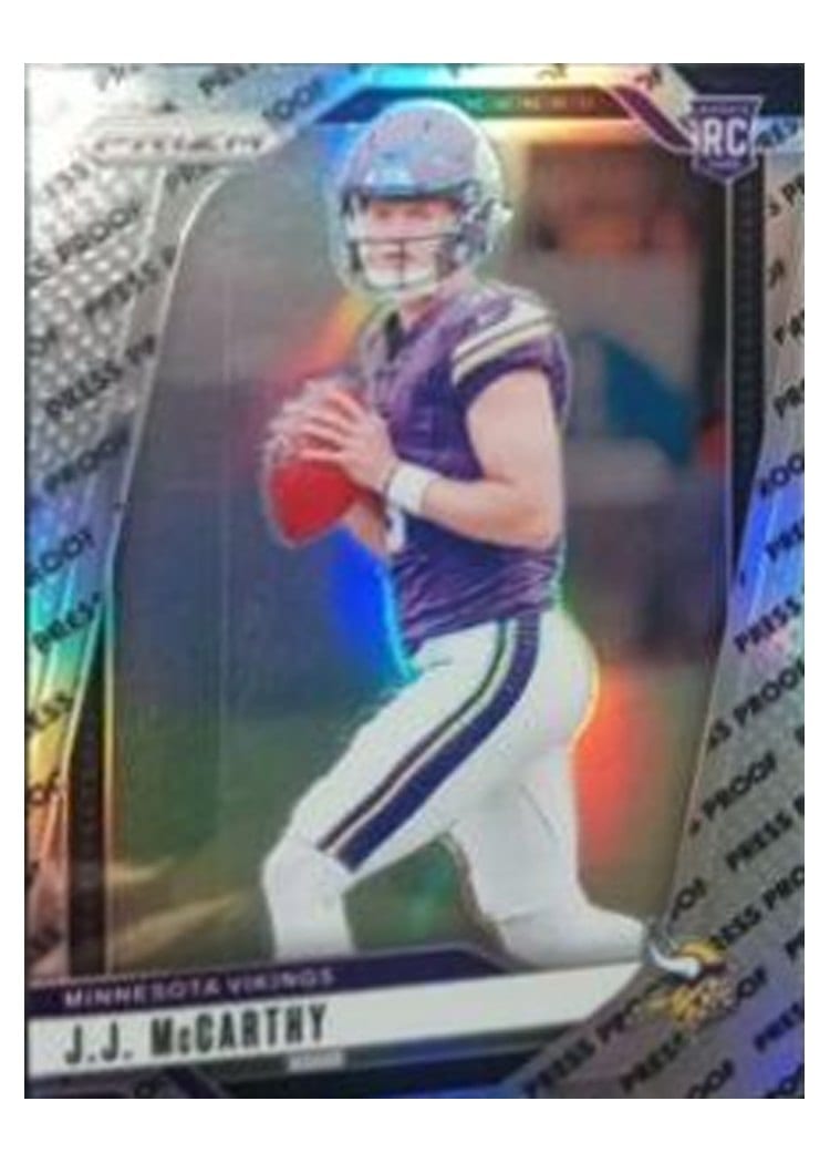 2024 Panini Prizm Base Set J.J. McCarthy #400 card