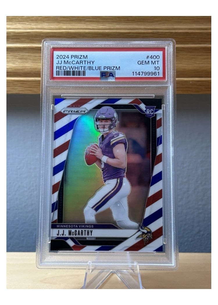 2024 Panini Prizm Base Set J.J. McCarthy #400 card