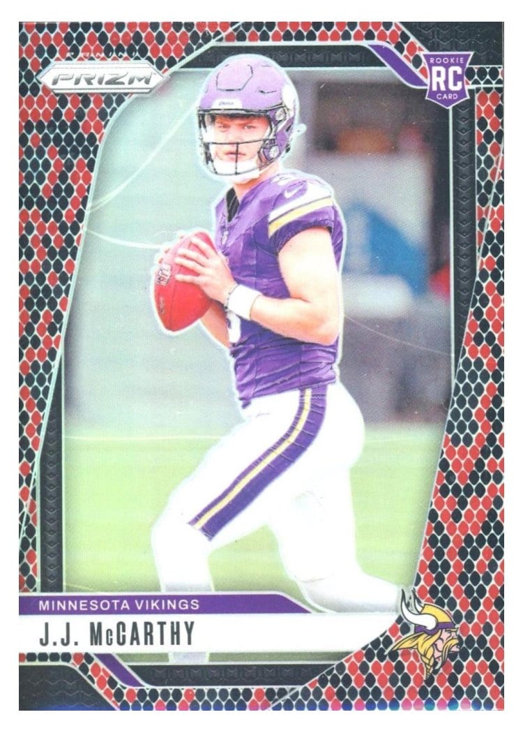 2024 Panini Prizm Base Set J.J. McCarthy #400 card