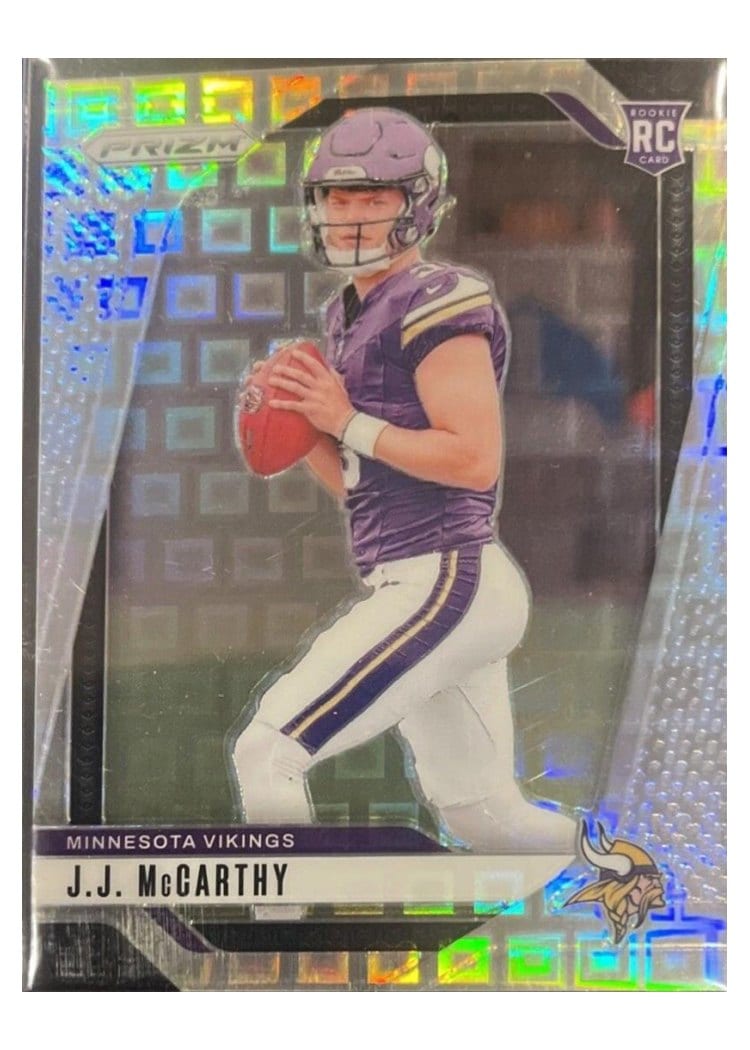2024 Panini Prizm Base Set J.J. McCarthy #400 card