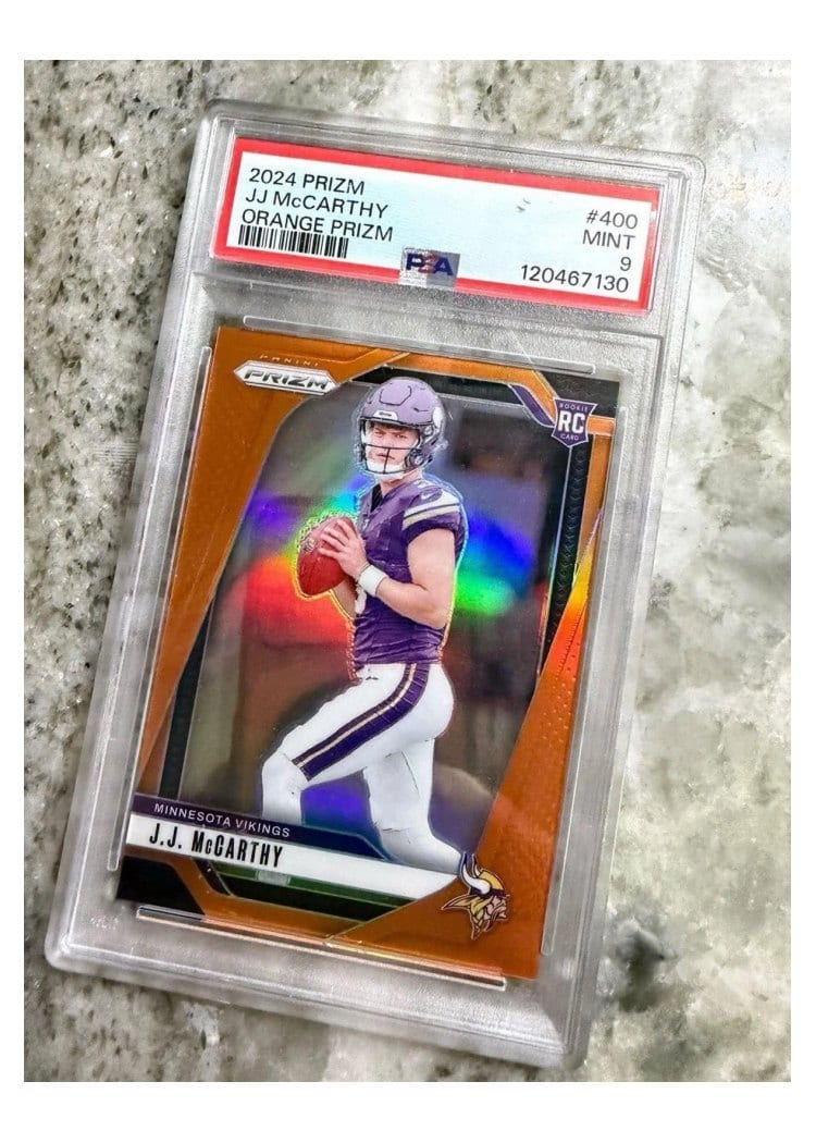 2024 Panini Prizm Base Set J.J. McCarthy #400 card