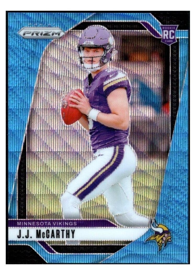 2024 Panini Prizm Base Set J.J. McCarthy #400 card