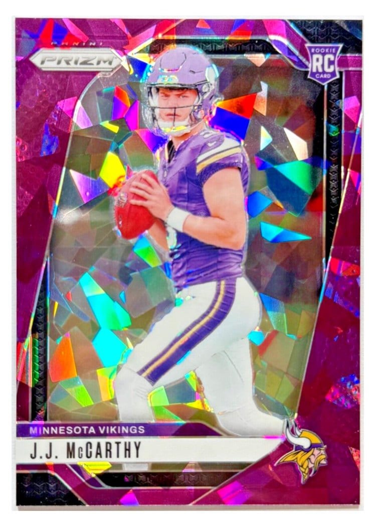 2024 Panini Prizm Base Set J.J. McCarthy #400 card