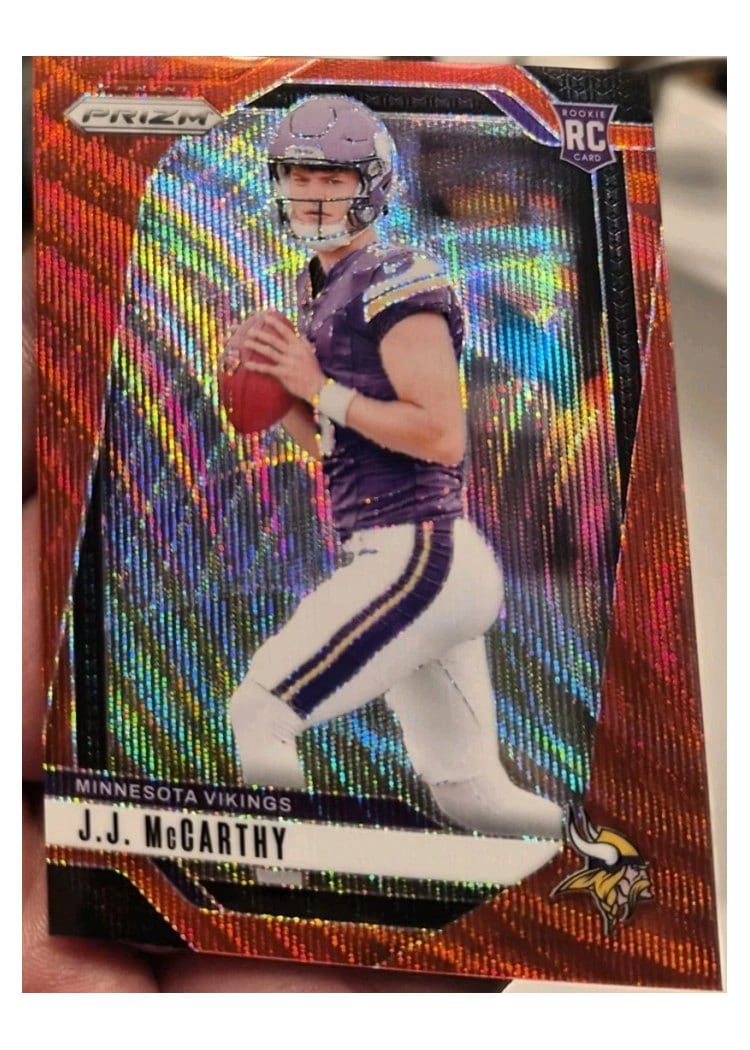 2024 Panini Prizm Base Set J.J. McCarthy #400 card