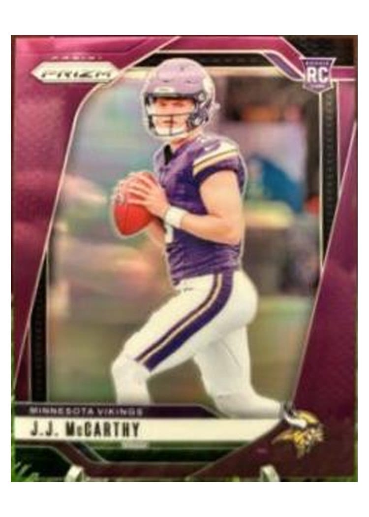 2024 Panini Prizm Base Set J.J. McCarthy #400 card
