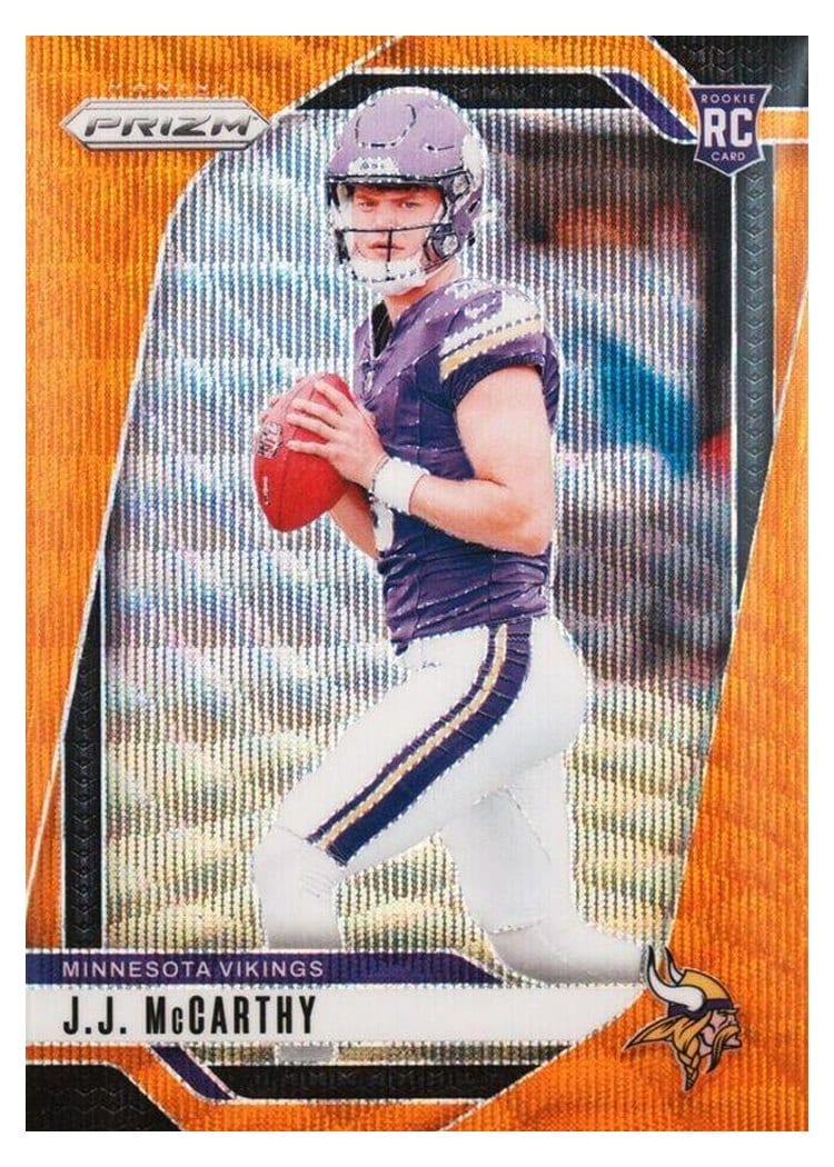 2024 Panini Prizm Base Set J.J. McCarthy #400 card