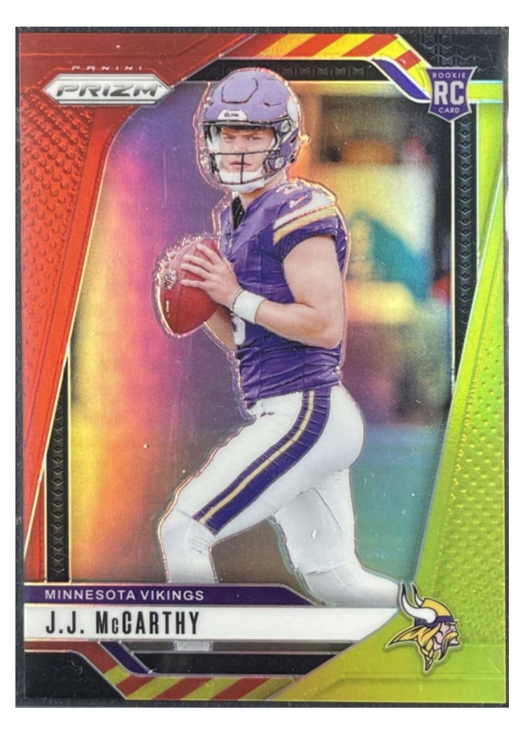 2024 Panini Prizm Base Set J.J. McCarthy #400 card