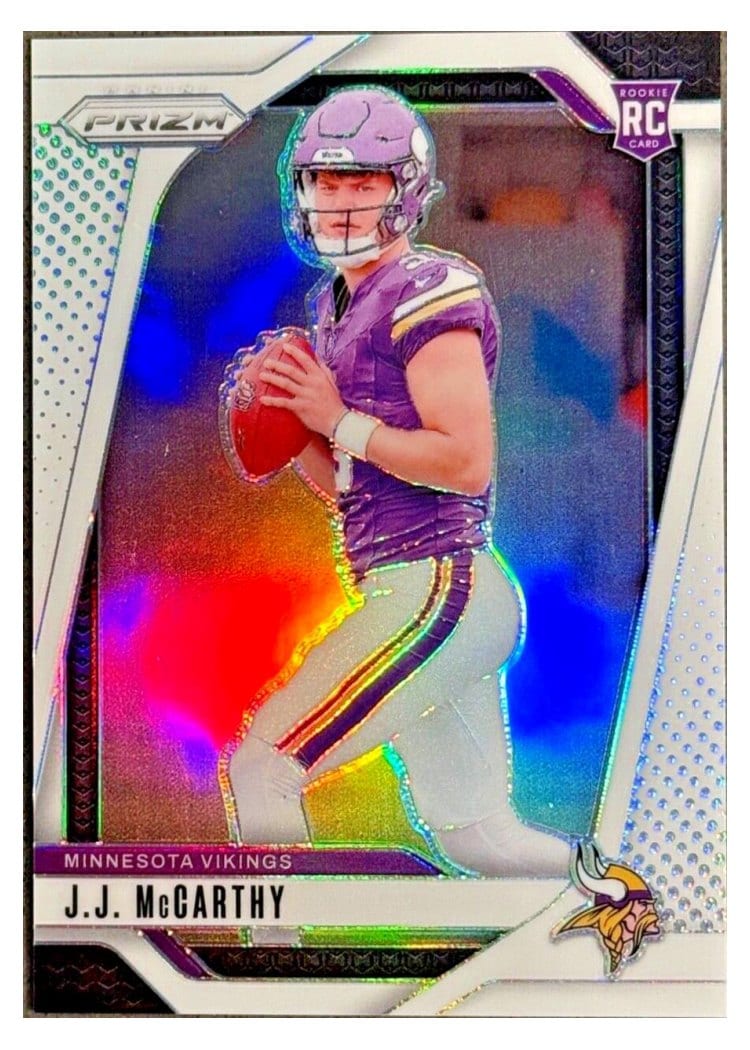2024 Panini Prizm Base Set J.J. McCarthy #400 card