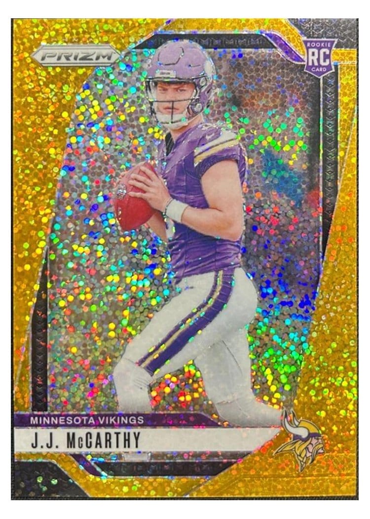 2024 Panini Prizm Base Set J.J. McCarthy #400 card