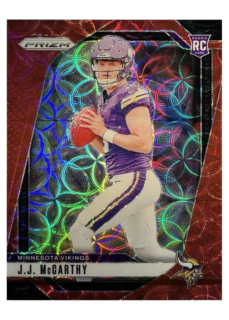 2024 Panini Prizm Base Set J.J. McCarthy #400 card