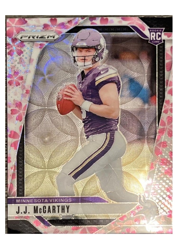 2024 Panini Prizm Base Set J.J. McCarthy #400 card