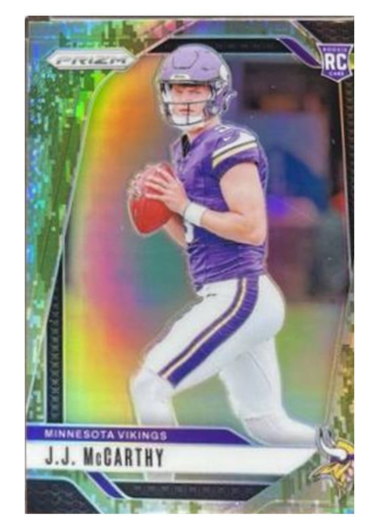 2024 Panini Prizm Base Set J.J. McCarthy #400 card