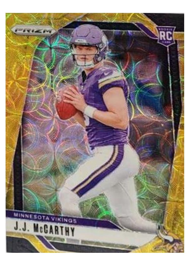 2024 Panini Prizm Base Set J.J. McCarthy #400 card