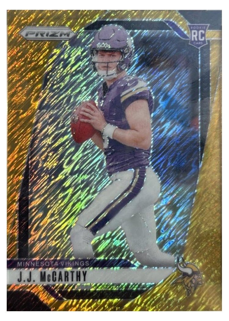 2024 Panini Prizm Base Set J.J. McCarthy #400 card