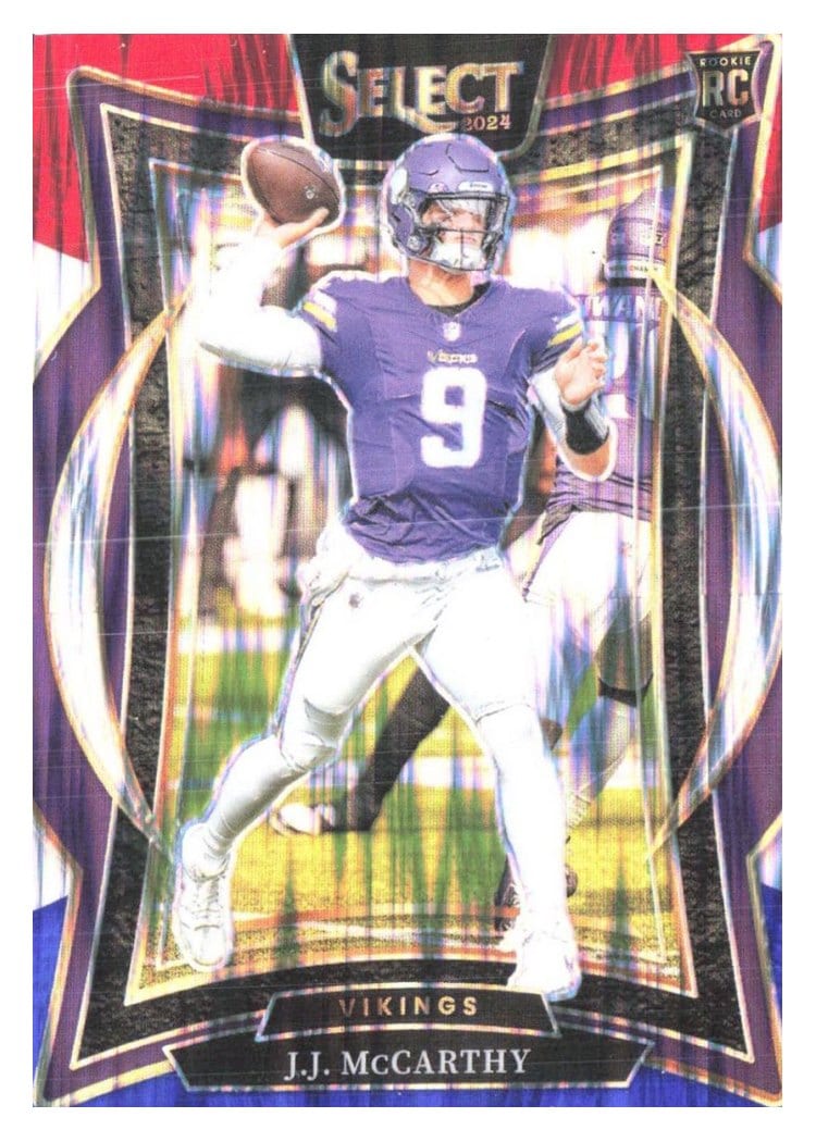 2024 Panini Select J.J. McCarthy #24 card