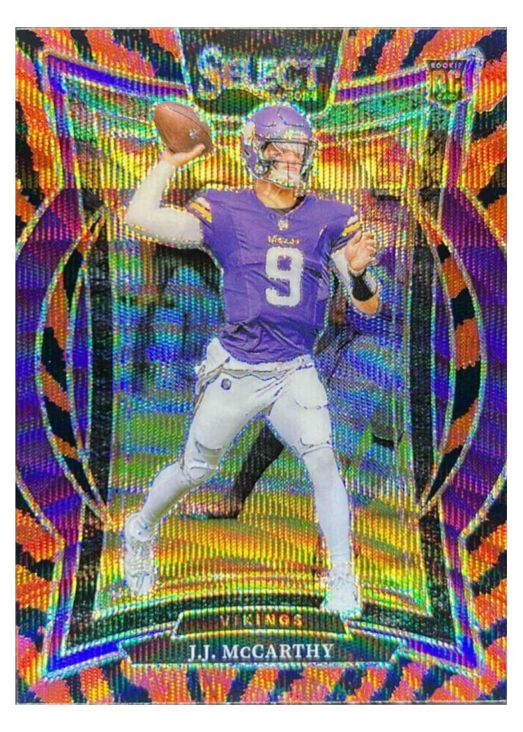 2024 Panini Select J.J. McCarthy #24 card