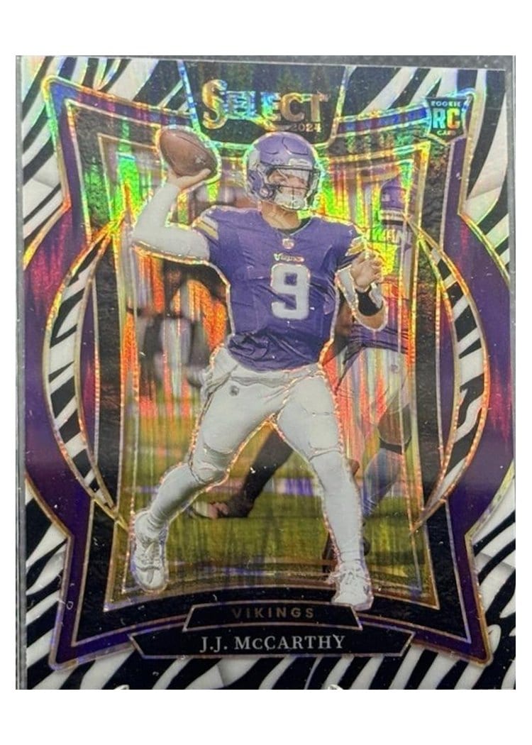 2024 Panini Select J.J. McCarthy #24 card