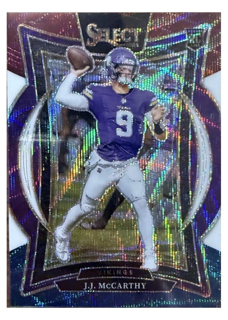 2024 Panini Select J.J. McCarthy #24 card