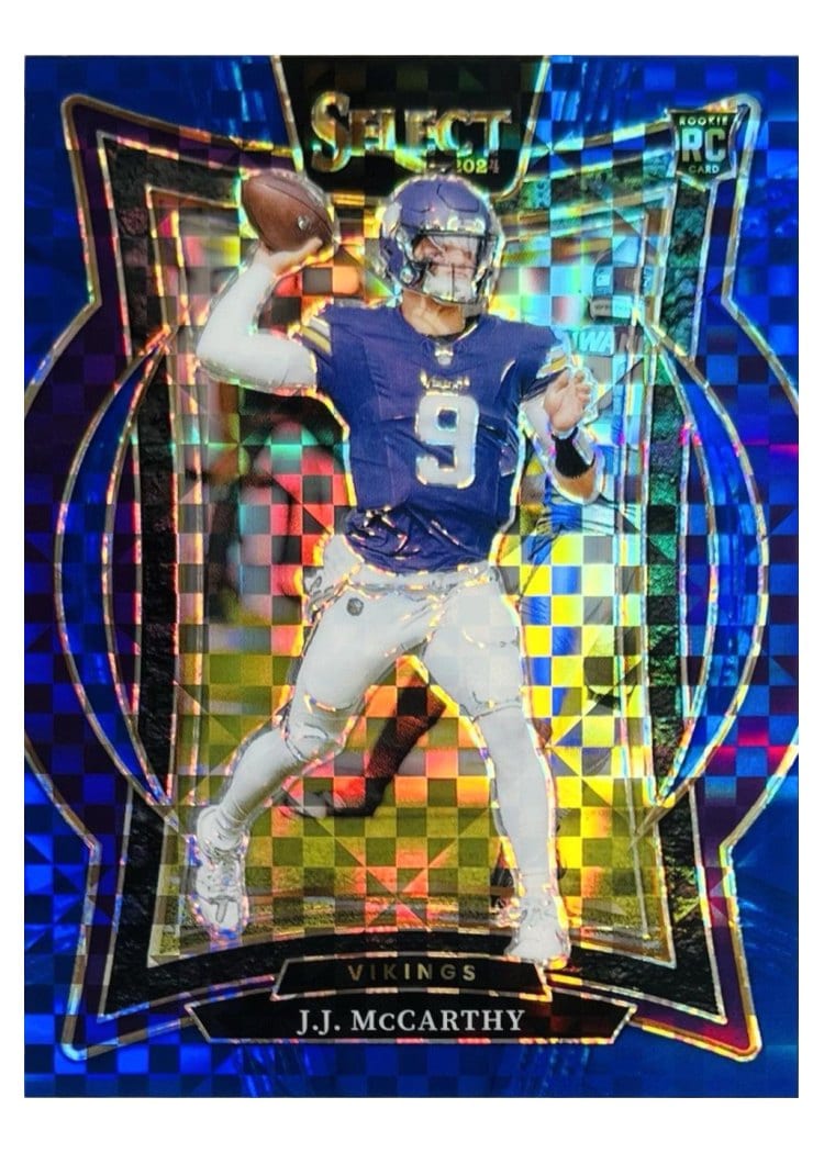 2024 Panini Select J.J. McCarthy #24 card