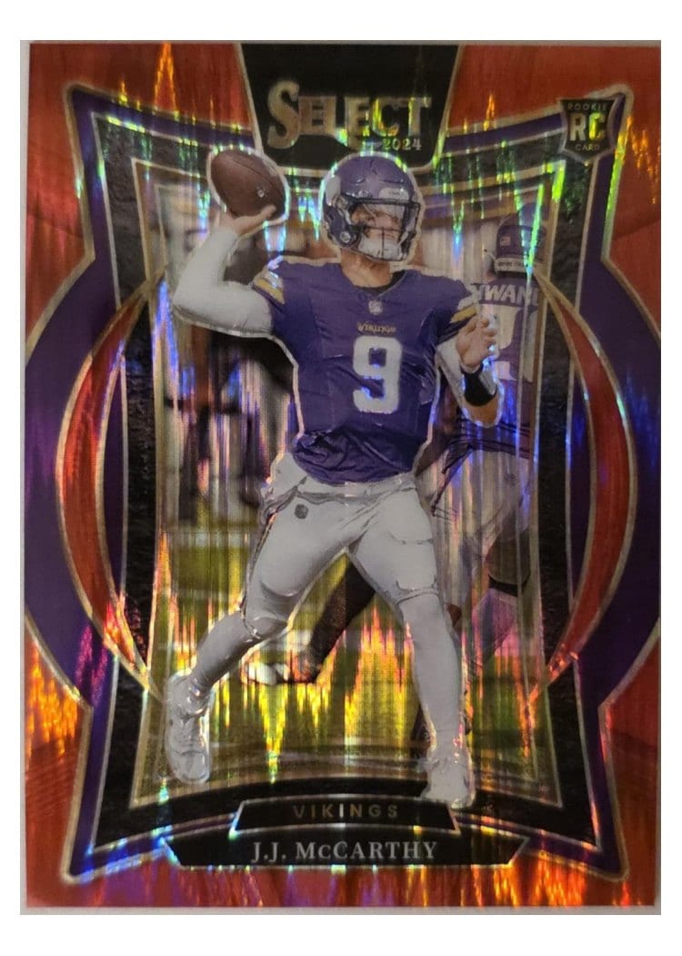 2024 Panini Select J.J. McCarthy #24 card
