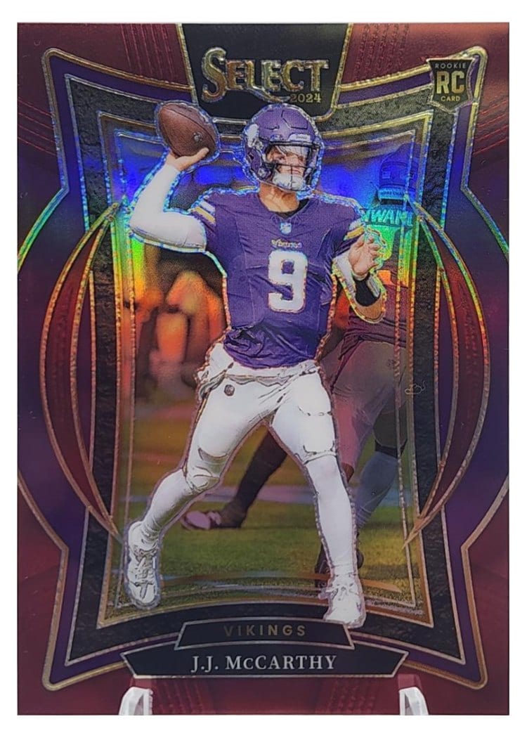 2024 Panini Select J.J. McCarthy #24 card