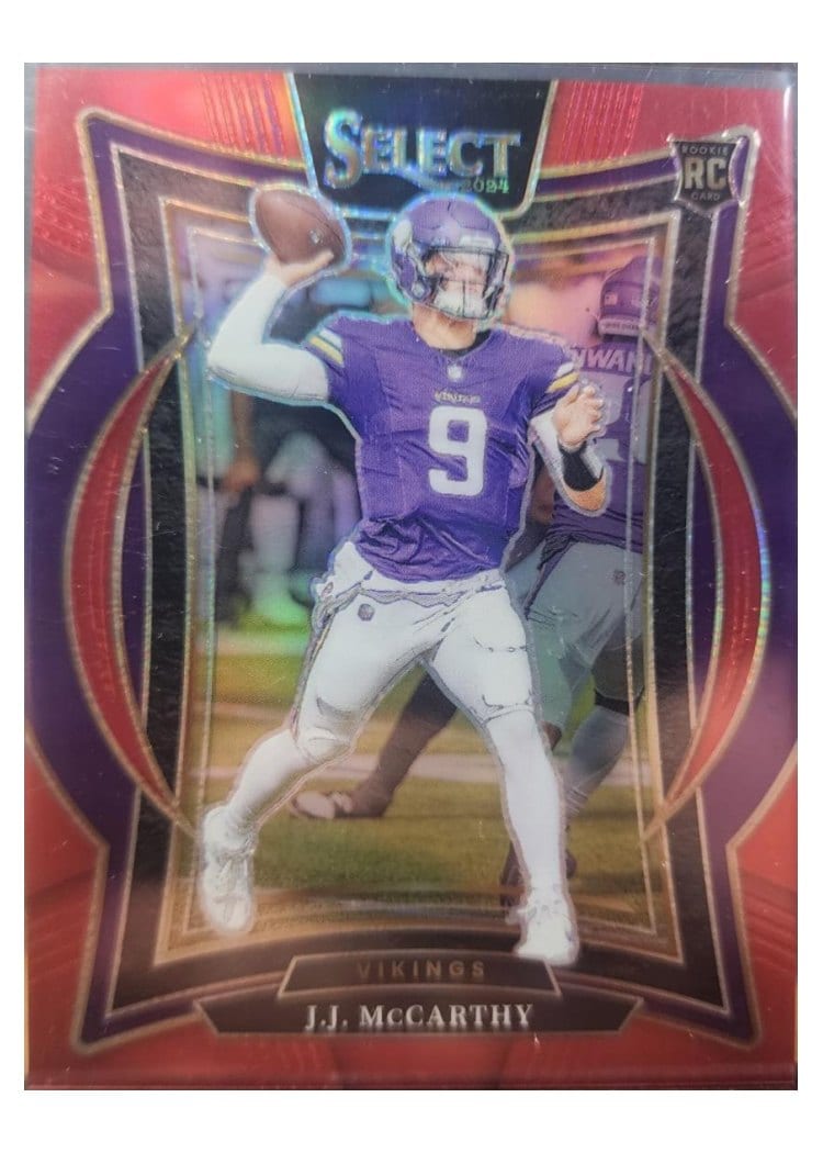 2024 Panini Select J.J. McCarthy #24 card