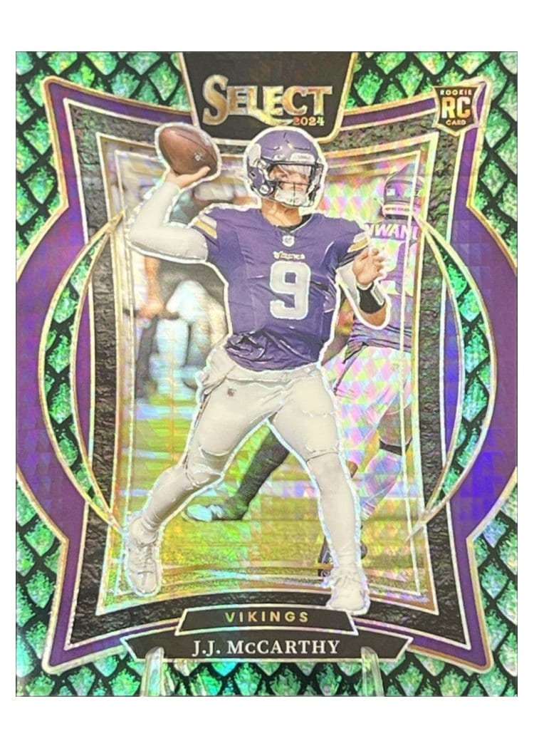 2024 Panini Select J.J. McCarthy #24 card
