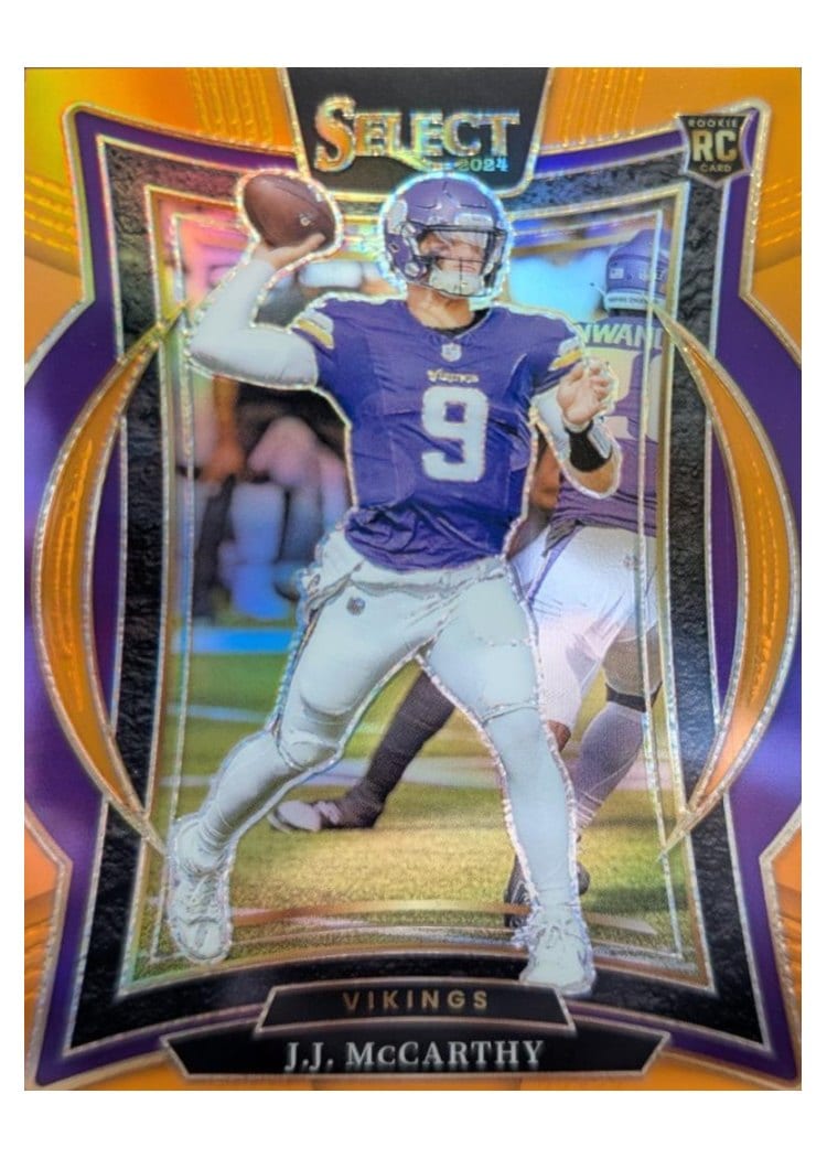 2024 Panini Select J.J. McCarthy #24 card