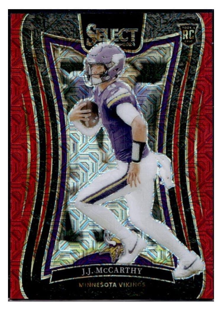 2024 Panini Select J.J. McCarthy #24 card