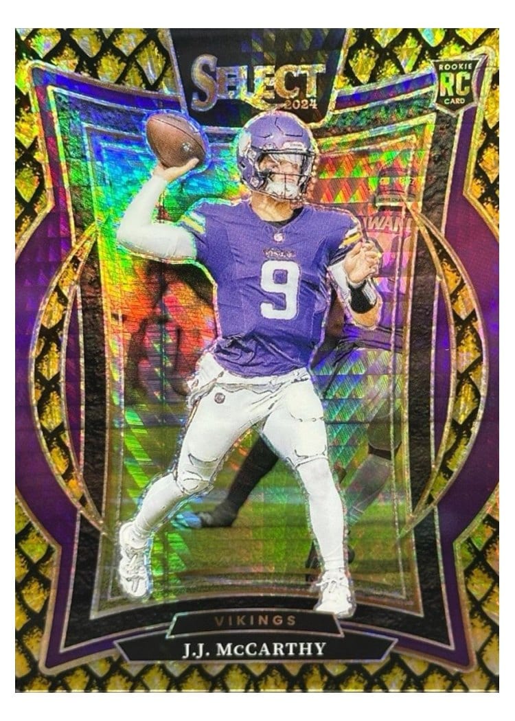 2024 Panini Select J.J. McCarthy #24 card