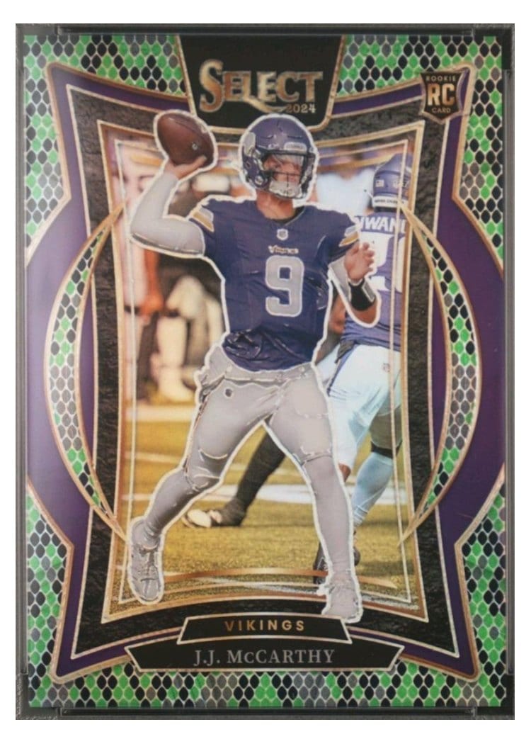 2024 Panini Select J.J. McCarthy #24 card