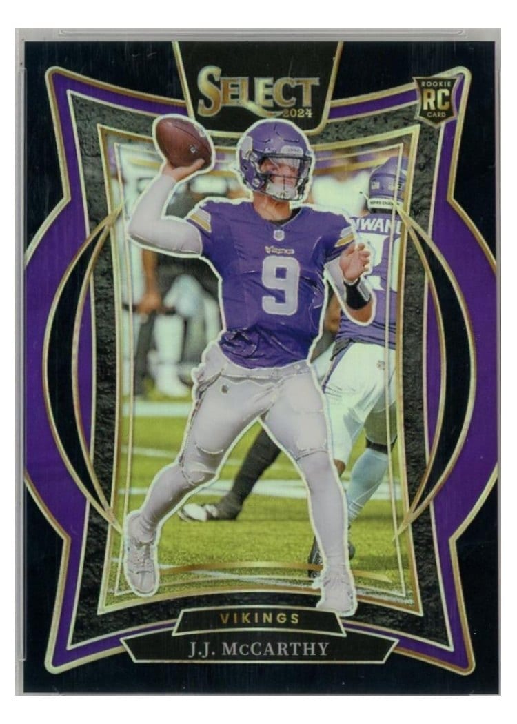 2024 Panini Select J.J. McCarthy #24 card