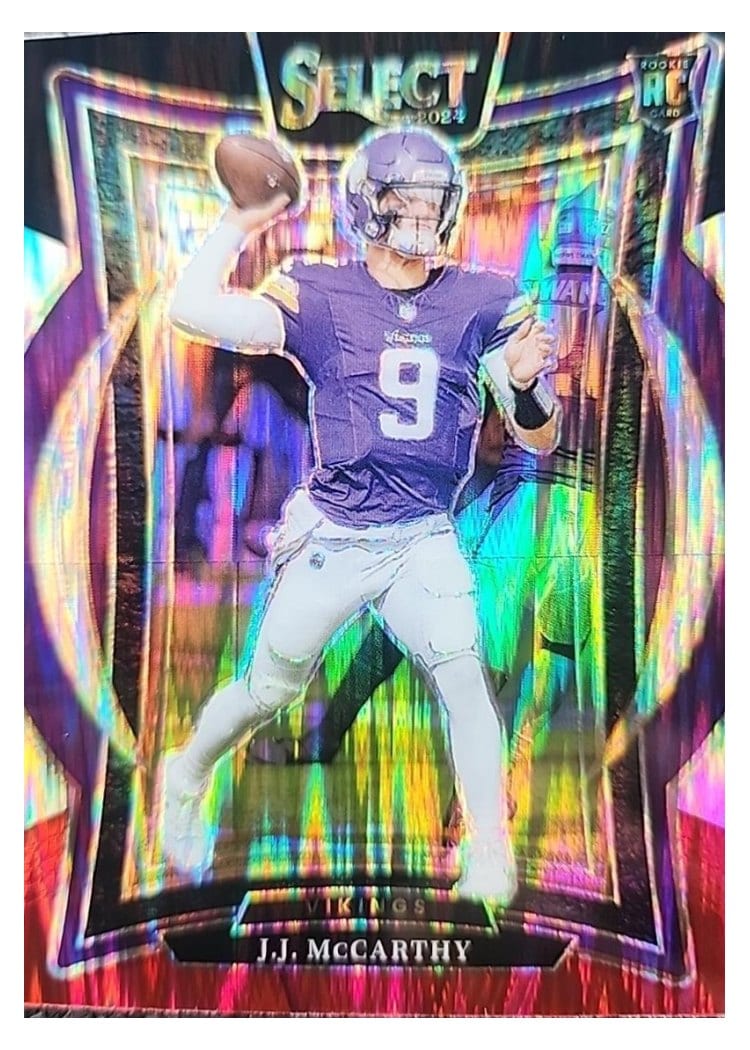 2024 Panini Select J.J. McCarthy #24 card