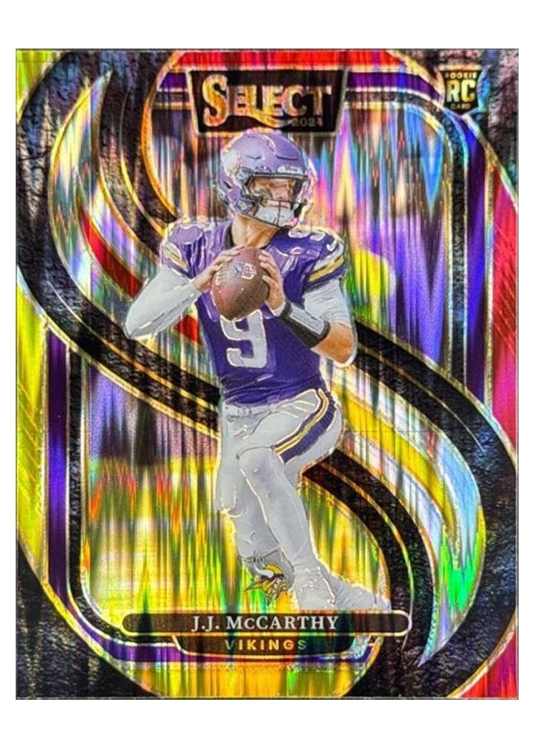 2024 Panini Select Base Set J.J. McCarthy #134 card