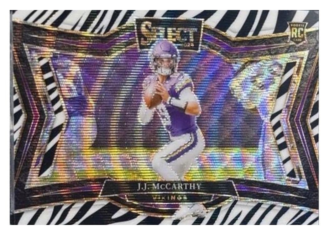 2024 Panini Select Base Set J.J. McCarthy #134 card