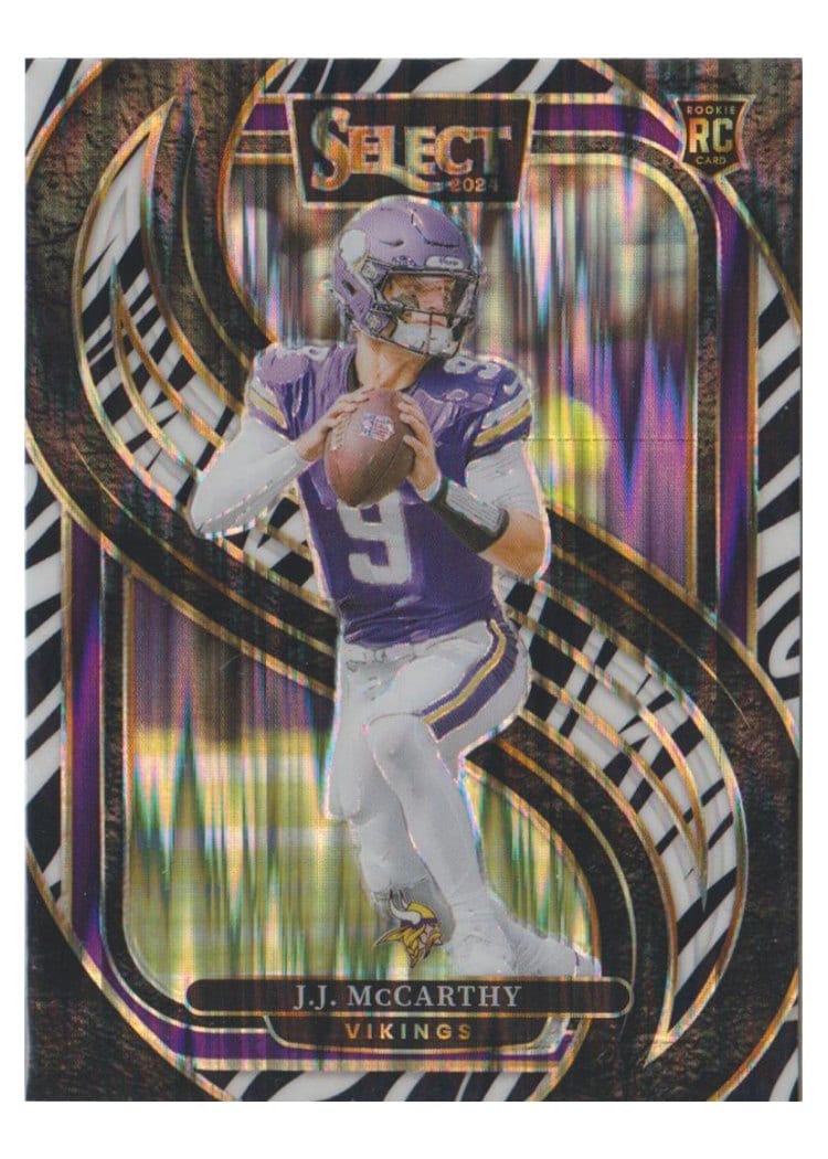 2024 Panini Select Base Set J.J. McCarthy #134 card