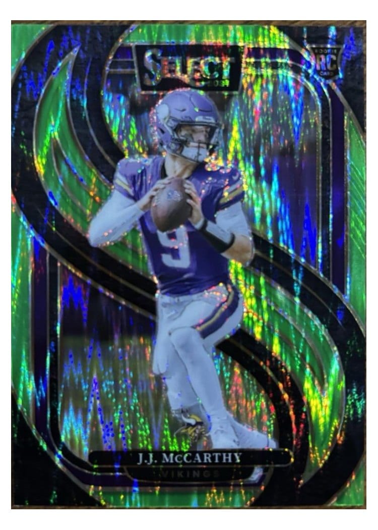 2024 Panini Select Base Set J.J. McCarthy #134 card