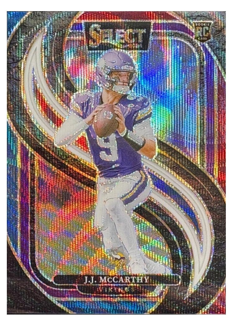 2024 Panini Select Base Set J.J. McCarthy #134 card